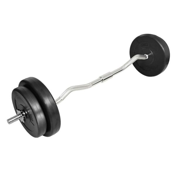 Berkfield Curl Bar with Weights 30kg