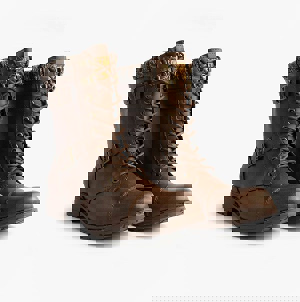 Rocket Dog BILLIE Womens Biker Boots Brown