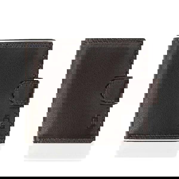 PRIMEHIDE Washington Bifold Tab Fastener Leather Wallet