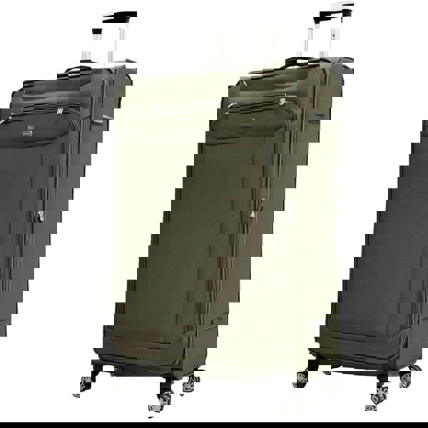 Snowball Soft Suitcase Dual 4-Wheel Spinners Expandable Luggage