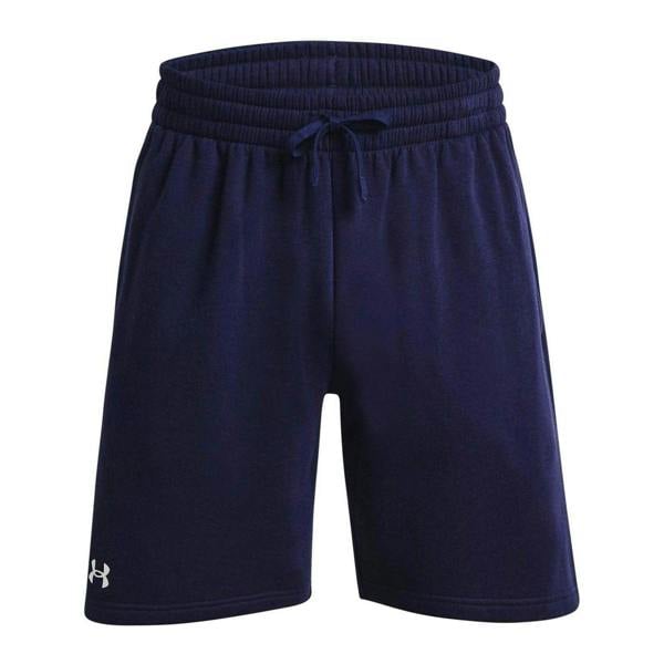 Under Armour Mens Rival Cotton Blend Shorts - Midnight Navy - 