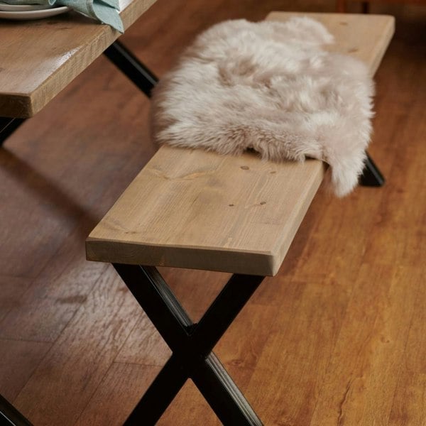 Rugger Brown Reclaimed Bench