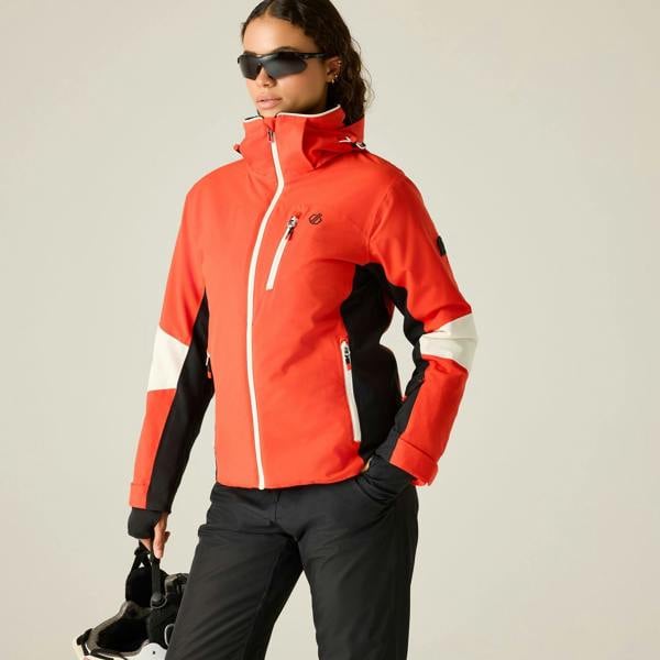 Dare 2B Womens/Ladies Lumi Stretch Ski Jacket - Grenadine/Black - 