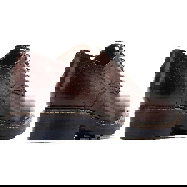 Base London Mawley Chunky Derby Mens Shoes - Burnt Brown