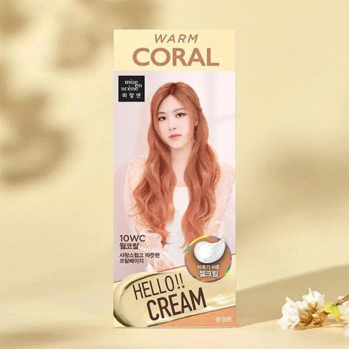 Mise En Scene MISE EN SCÈNE Hello Cream Hair Colour Kit #10WC Warm Coral