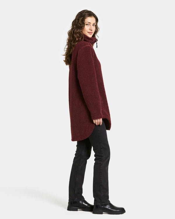 Didriksons Umi 3 Womens Full Zip Fleece - Old rust 147