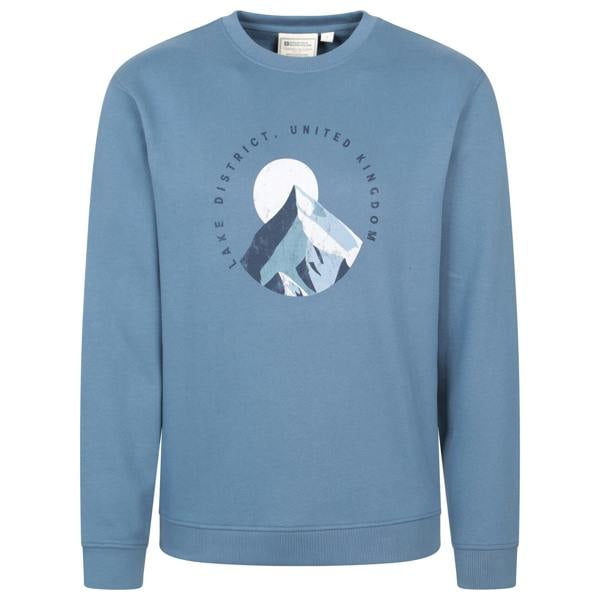 Mountain Warehouse Mens Regional District Lake Sweatshirt - Blue