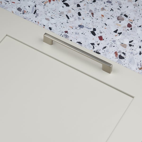 Handle & Home 160mm Brushed Nickel Slim Square D Handle