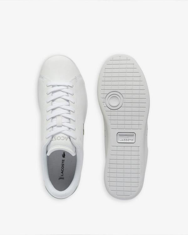 Lacoste Carnaby Set Mens Court Trainers - White/White 21G | CHO | Designer Mens Trainers