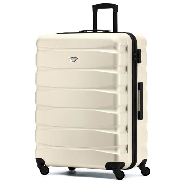 Flight Knight 29" Large Suitcase Check-in Hold Luggage Hard Shell 4 Wheels TSA Lock