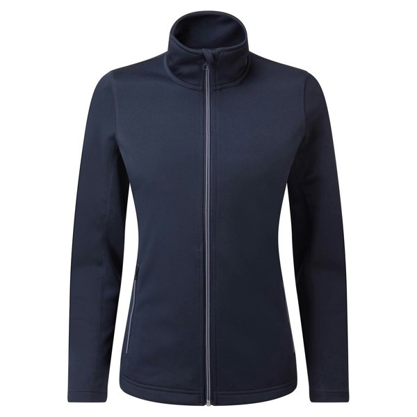 Premier Womens Dyed Sweat Jacket - French Navy