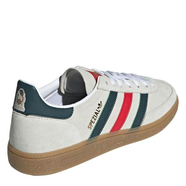 Adidas Mens Spezial Suede Trainers - White/Green - 