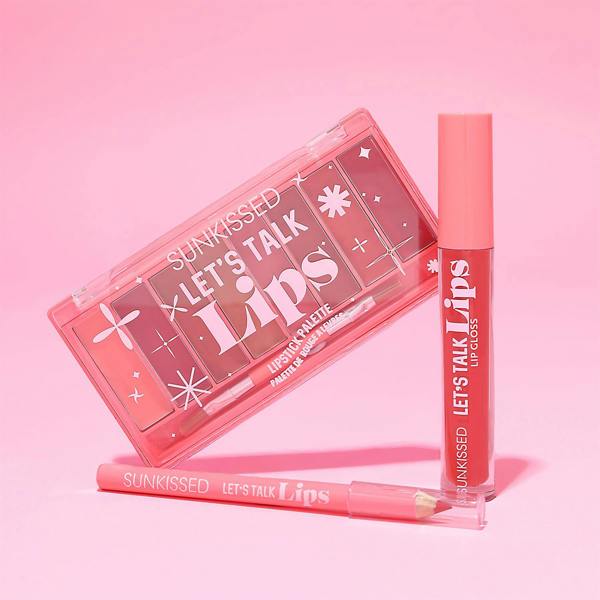 Sunkissed Let's Talk Lips Makeup Gift Set