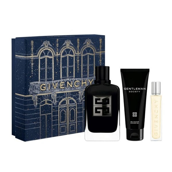 Givenchy Men's Aftershave Givenchy Gentleman Society Extreme Men's Gift Set (100ml EDP + 75ml Shower Gel + 12.5ml EDP)