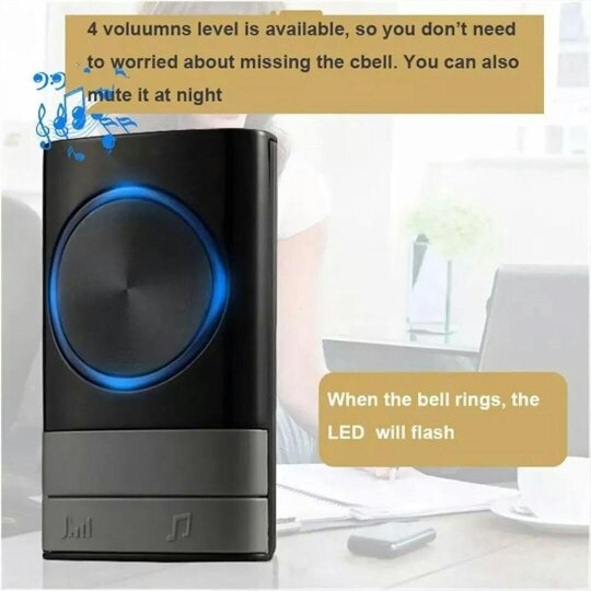 Havendro Wireless Door Bells Waterproof Long Range Plug in Home Cordless Doorbell