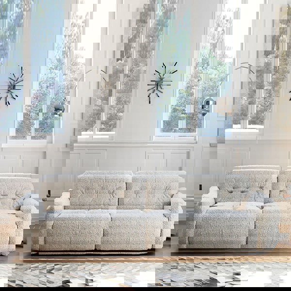 Hilda Two Seater,Three Seater Sofa, Linen, Off White-Rit Concept-Rit Concept