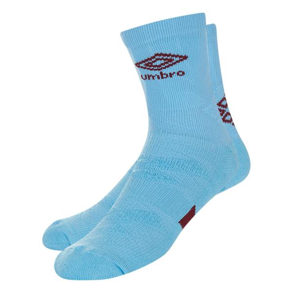 Umbro Mens Protex Gripped Ankle Socks - Sky Blue/New Claret - 