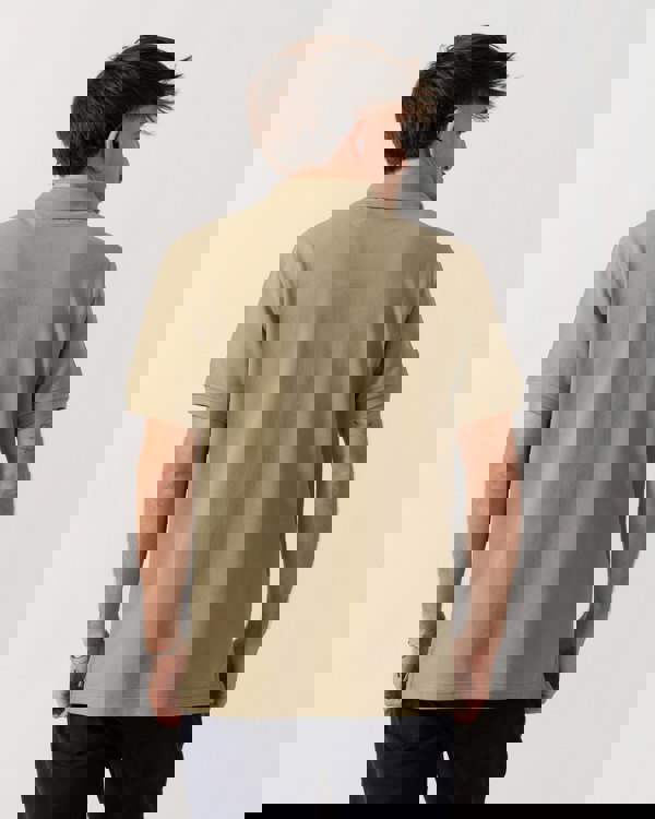 Belstaff Short Sleeved Mens Polo - Fatigue Green back