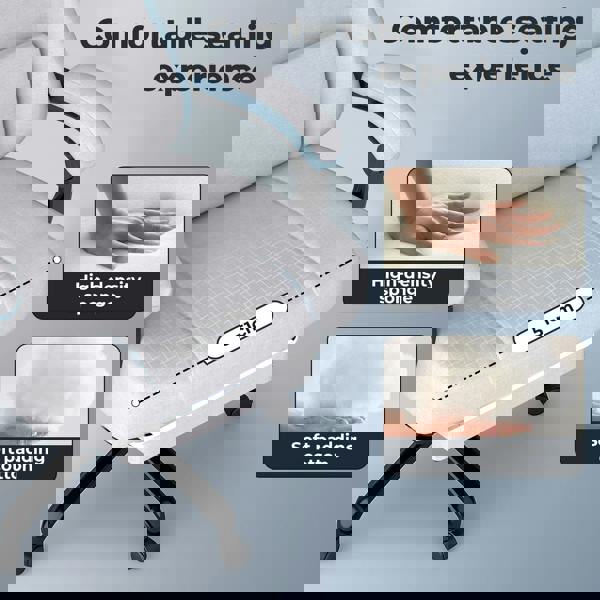 Levede Gaming Chair Office Recliner Spring Padding Adjustable Swivel Footrest