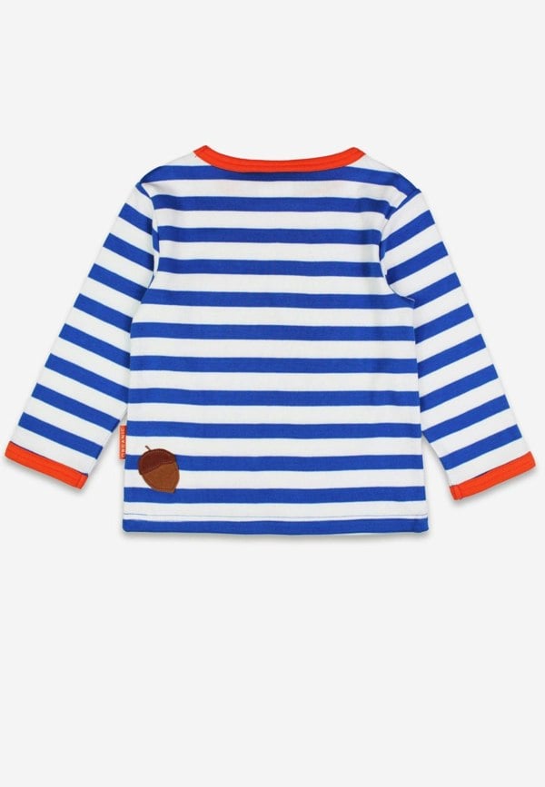 Organic Squirrel Applique Long - Sleeved T-Shirt - Toby Tiger