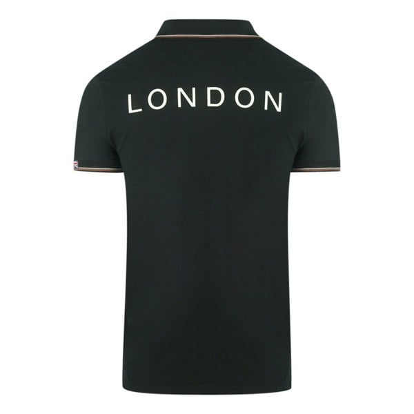 Aquascutum Aldis Crest Polo Shirt - Black