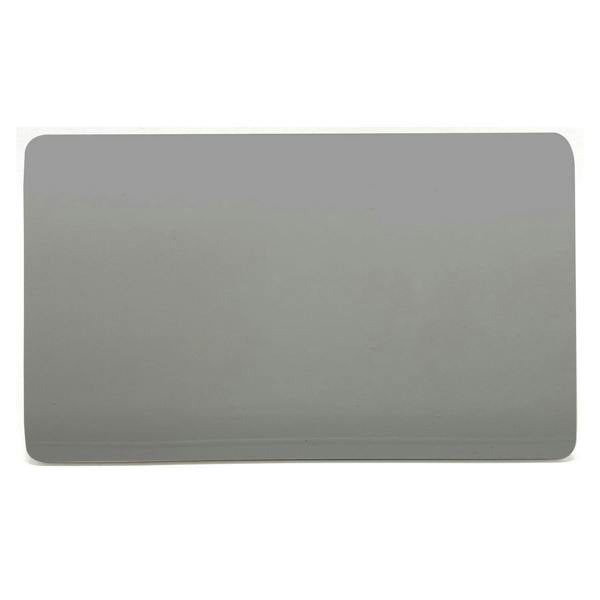 Trendi Switch Double Blanking Plate in Light Grey