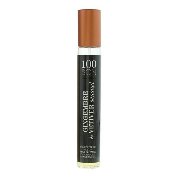 100 Bon Gingembre & Vetiver Sensuel Unisex Refillable Eau de Parfum - 15ml