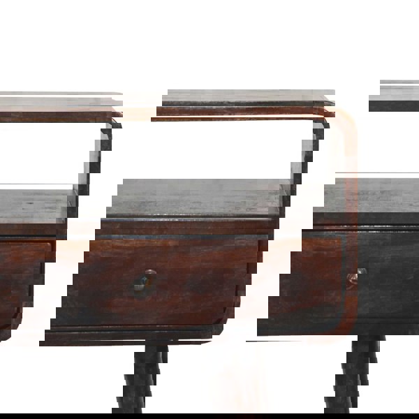 Artisan Furniture Curved Light Walnut Console Table