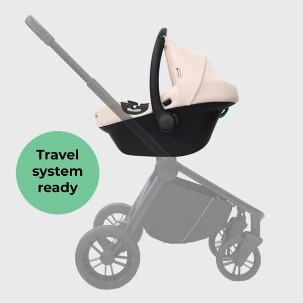 My Babiie MBCS02LT i-Size Infant Carrier Car Seat and ISOFIX Base - Blush Leopard