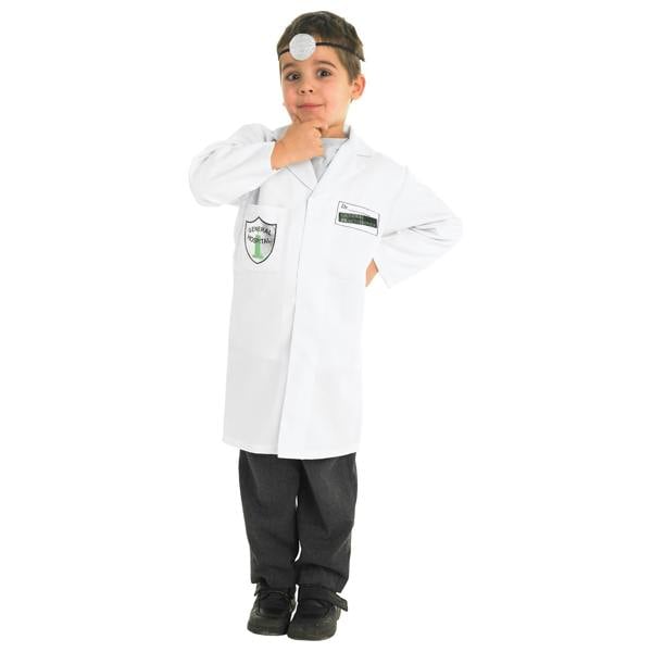 Bristol Novelty Boys Doctor Costume - White - 