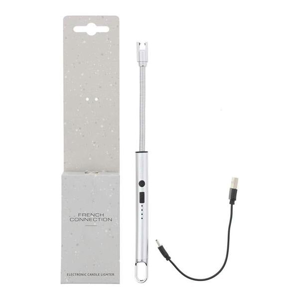 French Connection Rechargable Electric Candle Lighter - Silver