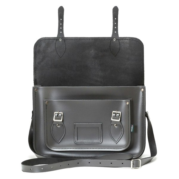 Zatchels Handmade Leather Satchel - Graphite