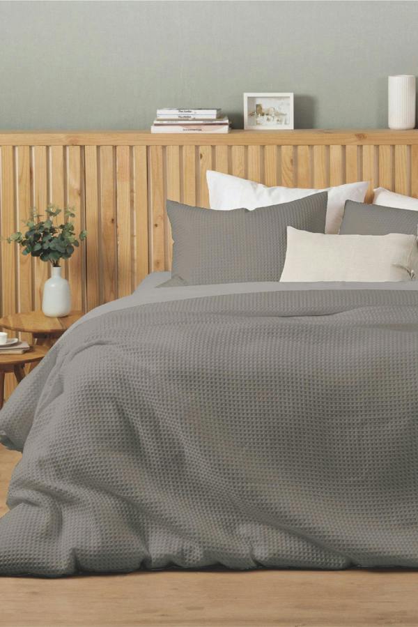 Ezysleep Honeycomb Waffle Duvet Cover Set