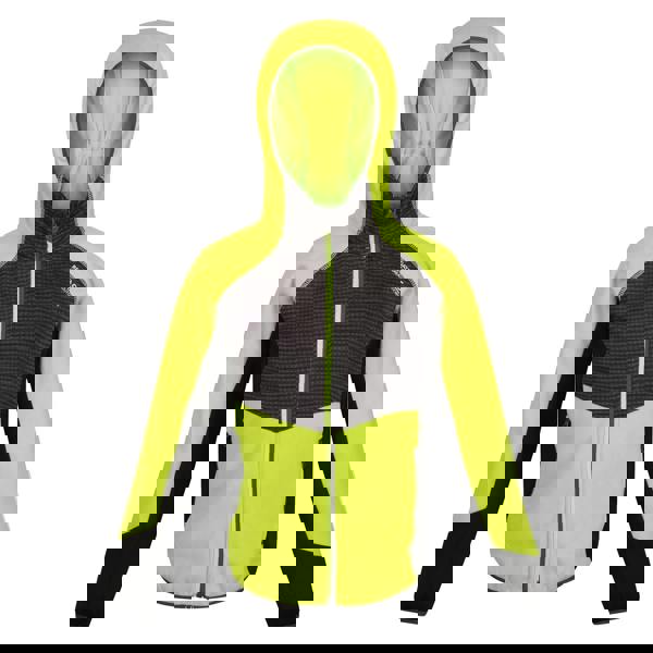 Regatta Childrens/Kids Prenton Lightweight Fleece Jacket - Bright Kiwi/Dark Grey