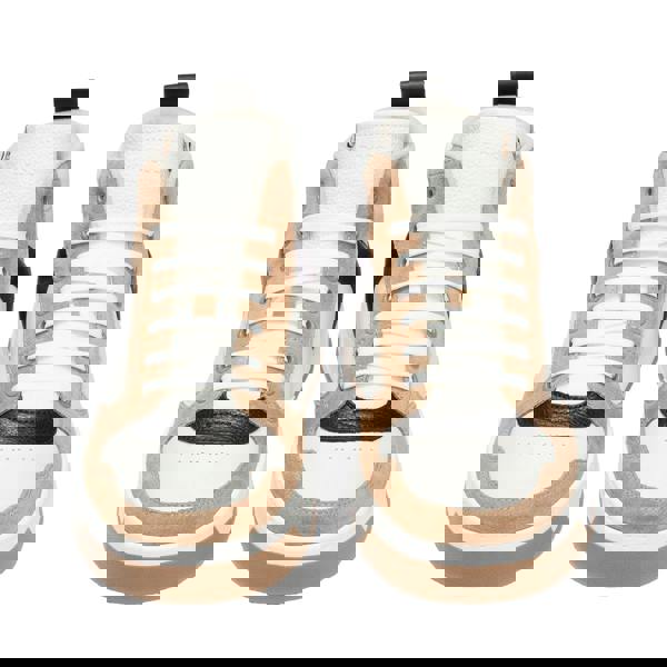 Boss Mens Baltimore Leather Trainers - Brown/Black/White - 