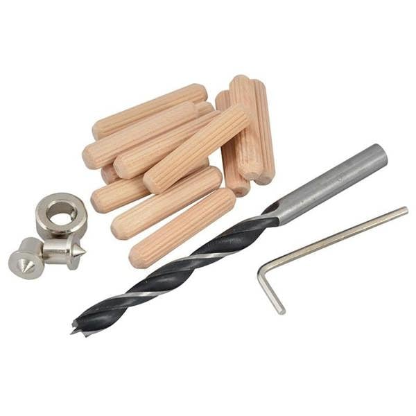 Faithfull Dowels, Drill & Points Kit - Multi Colour