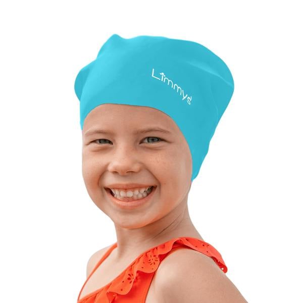 Limmys Premium Kids Long Hair Swim Caps