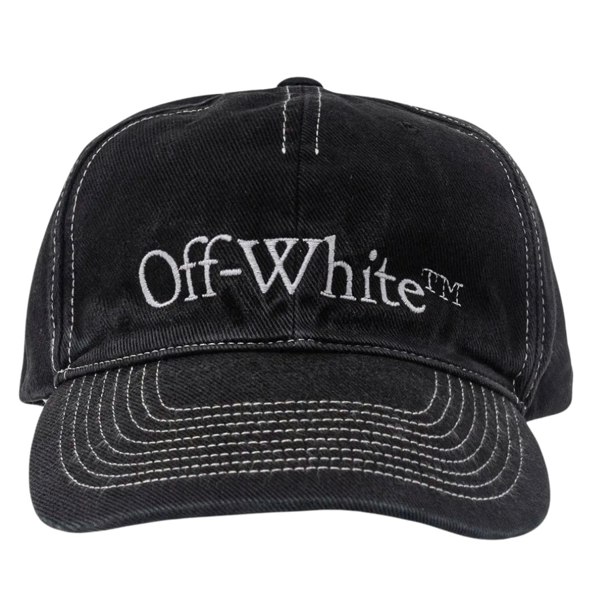 Off White Bookish Ow Baseball Cap - Black