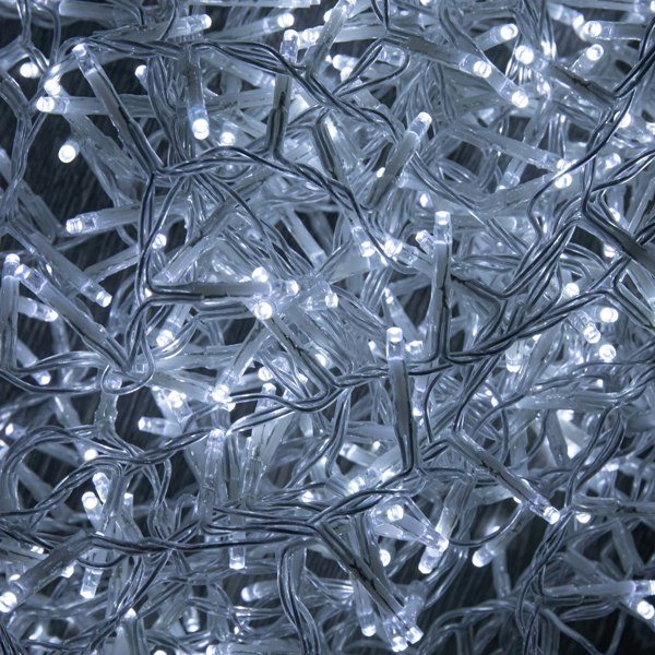 Samuel Alexander 18.7m 750 LED TreeBrights Christmas String Lights with Timer in White on Clear Cable