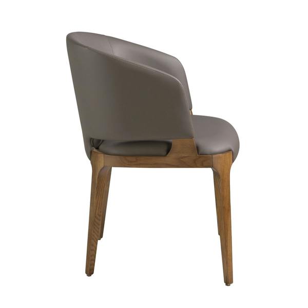 Angel Cerdá Dark Mink Leatherette Chair 4108
