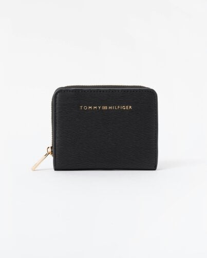 Tommy Hilfiger TH Modern Womens Medium Zip Wallet - Black