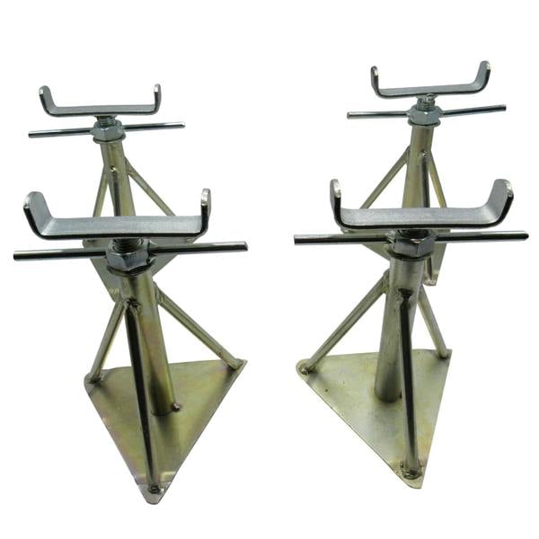 Caravan Axle Stands Large Extra Wide x4 (15'' - 20'' Mobile Home Static Supports)