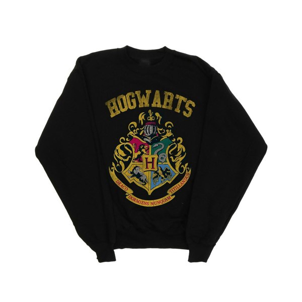 Harry Potter Mens Hogwarts Varsity Sweatshirt - Black