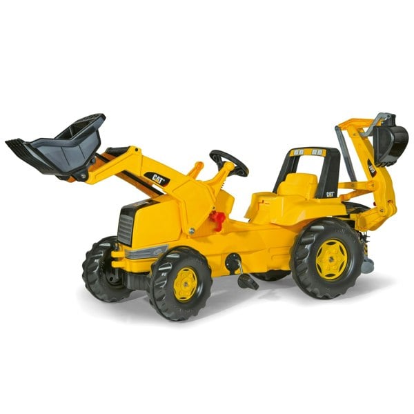 Rolly CAT Tractor With Frontloader & Rear Excavator