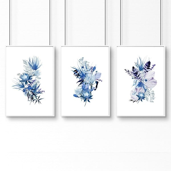 Pictures for home office | set of 3 wall art prints