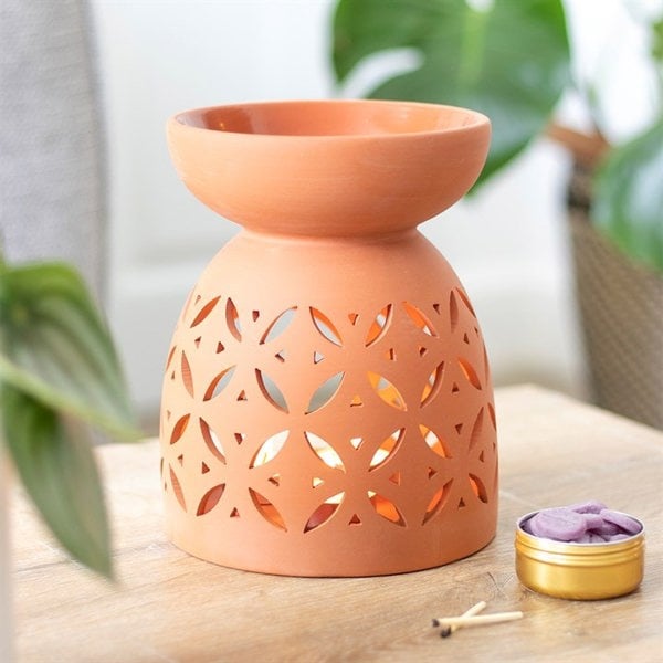 Serano Giant Terracotta Oil Burner and Wax Warmer