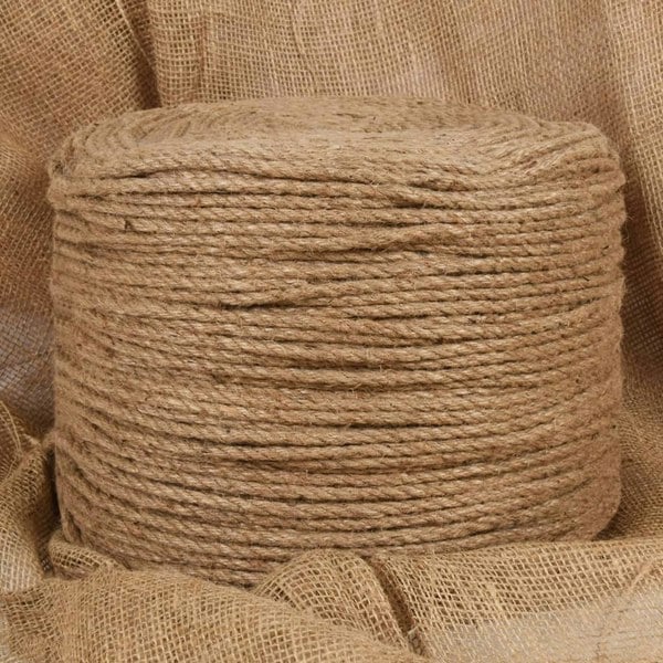 Berkfield Jute Rope 50 m Long 4 mm Thick