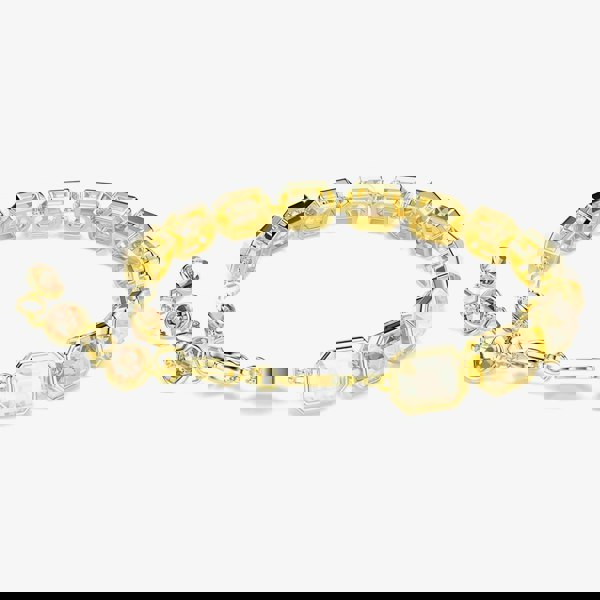 Swarovski Millenia Gold Tone Plated Octagonal Crystal Tennis Bracelet 5720912