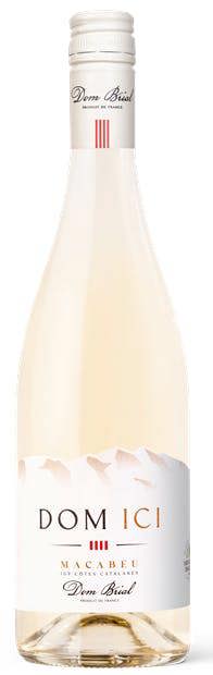 Dom Brial, Cotes Catalanes, Dom Ici, Blanc, Macabeu 2025 75cl
