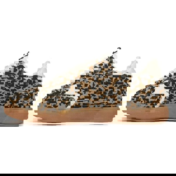 Blowfish Malibu Tastic - Women's Leopard Brown Lace-Up Sneakers